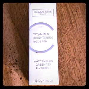NWT Clean Skin Club Vitamin C Brightening Booster!